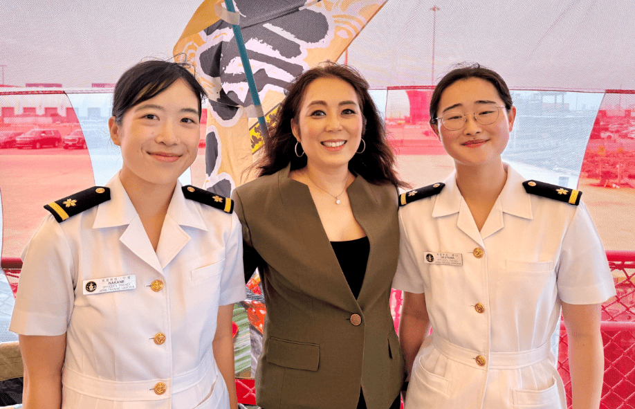練習艦「かしま」で感じた女性リーダーシップ